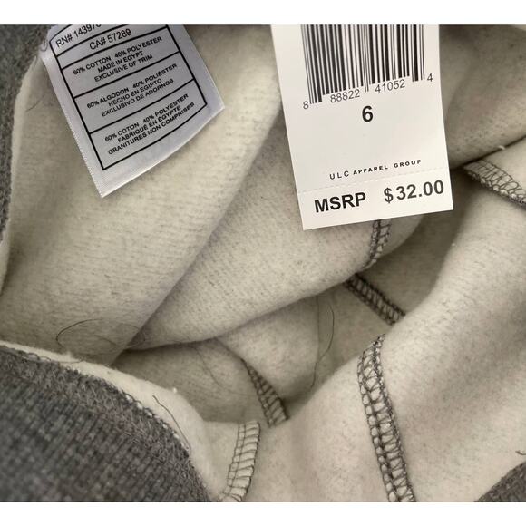 Puma Boys Gray Elastic Waist Tapered Leg Activewear Jogger Sweatpants NEW Size 6 - Picture 8 of 11